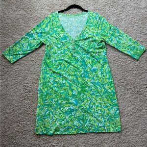 Lilly Pulitzer Pima Collection Parrot Palmetto Dress